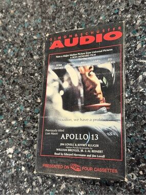 Apollo 13 Lost Moon Audiobook Cassette Set Jim Lovell Jeffrey Kluger Space Stor